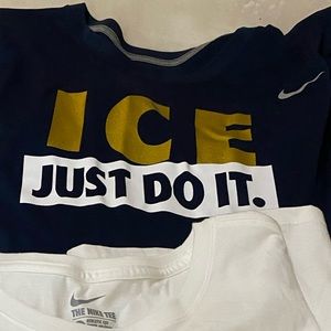 NAVY BLUE ICE ALL STARS CHEER SHIRT